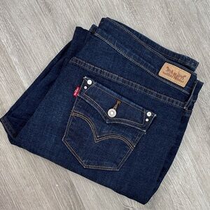 Levi's 505 straight leg Indigo Denim Jeans 16M